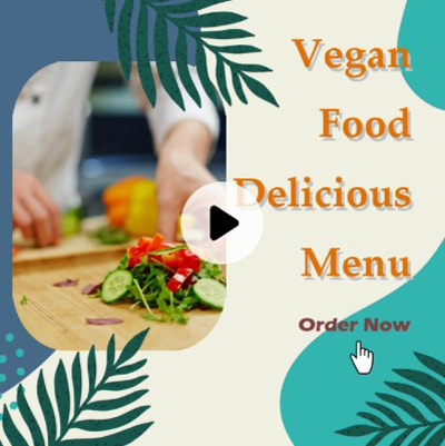 Vegan Menu Template - Best for Vegan Restaurant 
