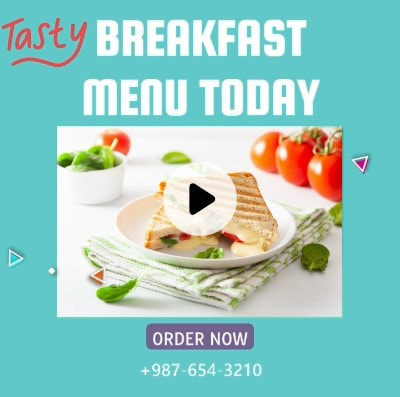 Breakfast Menu Today Template - Best for Breakfast Restaurants 