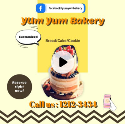 Cake Sale Template - Best for Bakeries That Make Cakes 