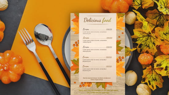 25 Best Menu Templates for Advertising