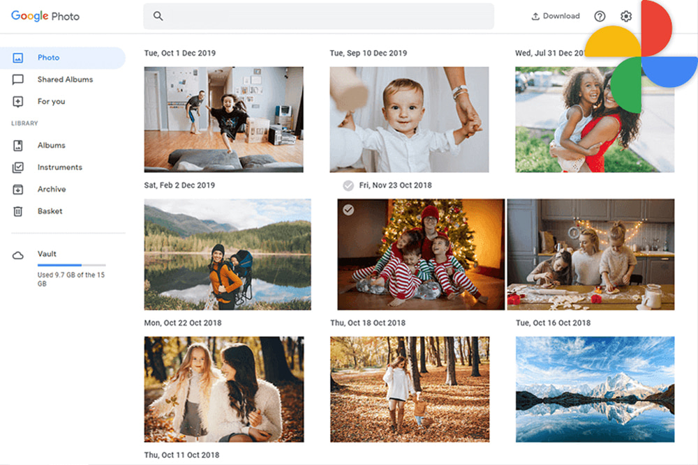 Google Photos Interface