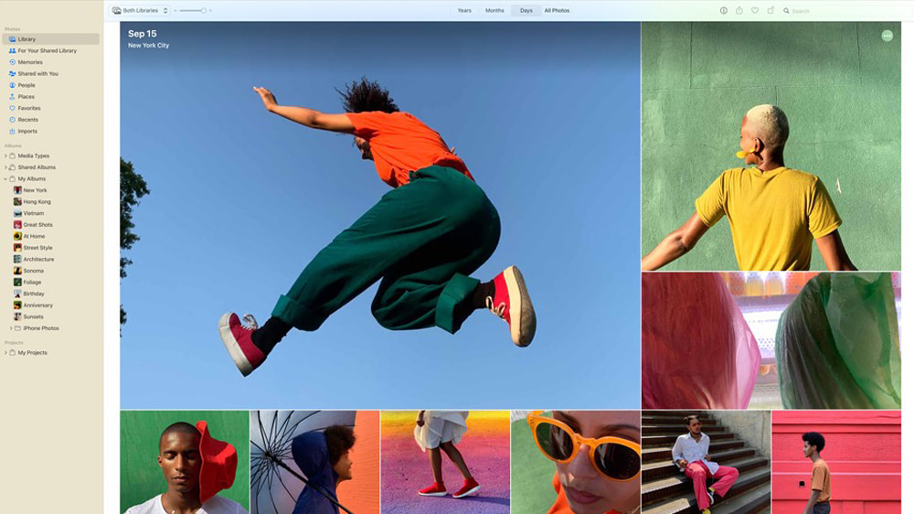 Apple Photos Interface