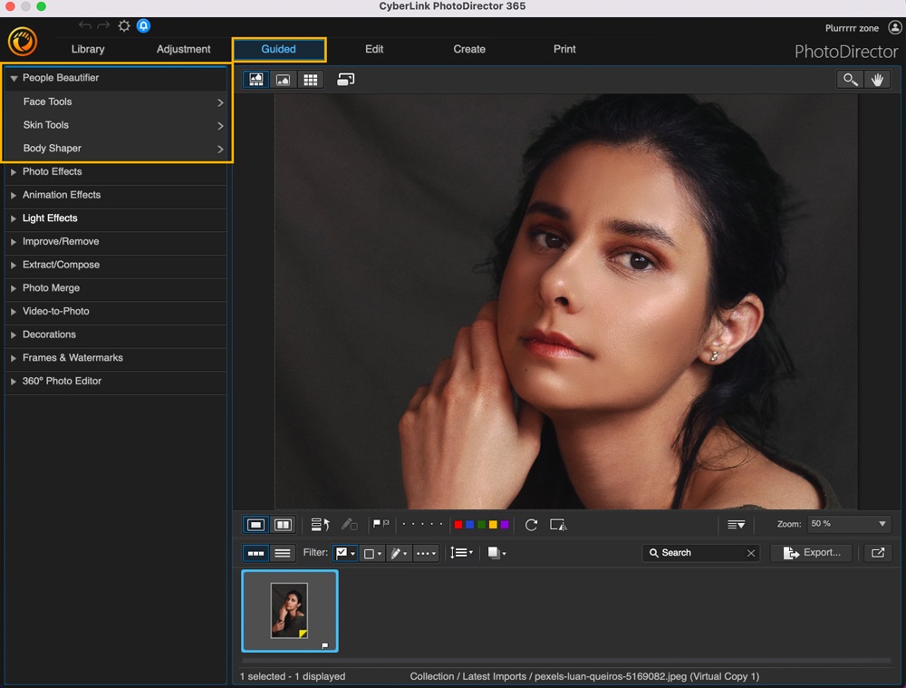 PhotoDirector - Touch-ups (People Beautifiers)