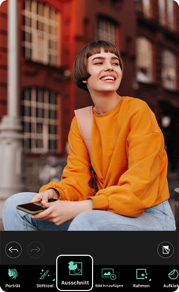 PhotoDirector App - Bilder Ausschnitt 