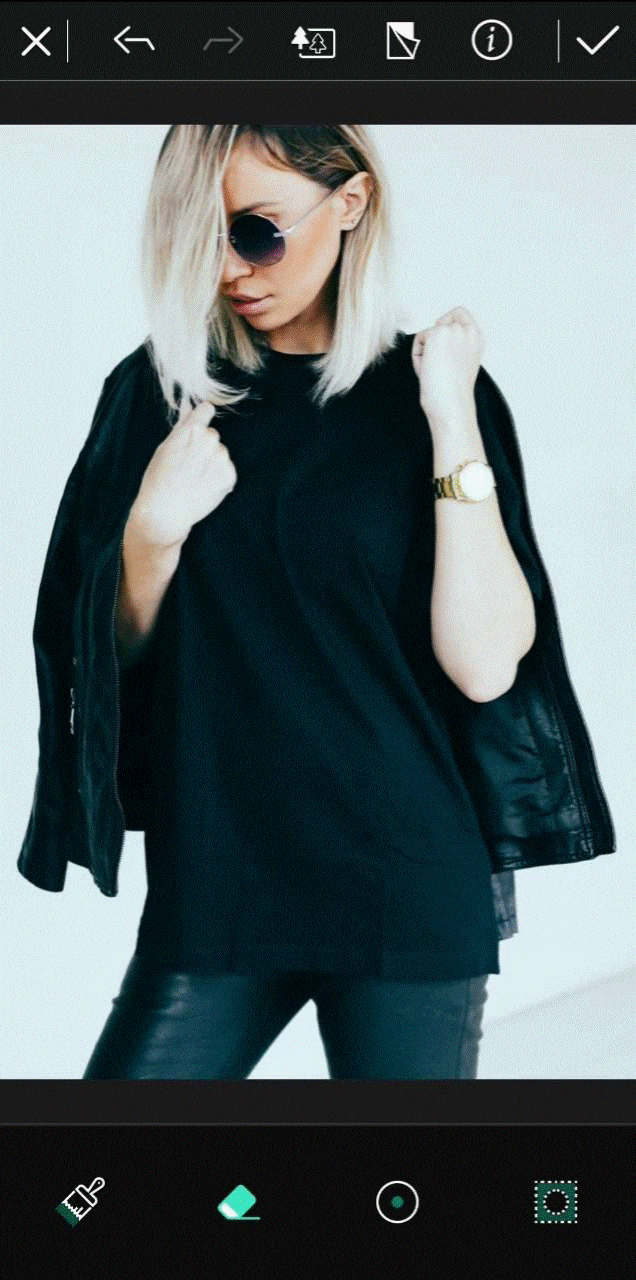 PhotoDirector App - Farben umkehren