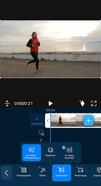 Videoqualität verbessern mit der PowerDirector App