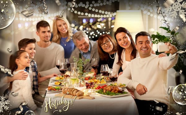 PhotoDirector App - Silvester-Rahmen