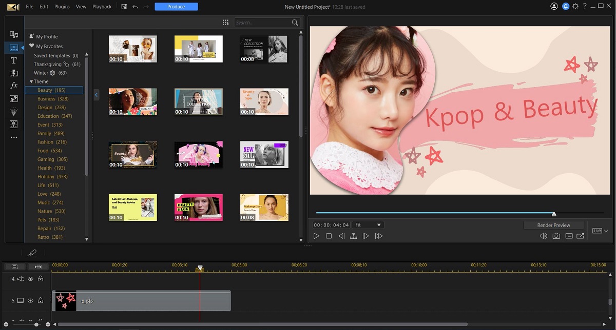 PowerDirector 365 Business Interface