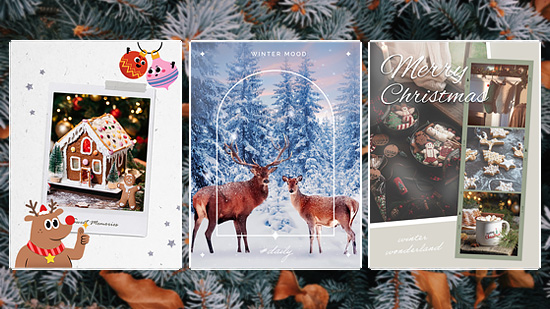 How To Use Collages To Make Aesthetic Christmas Wallpaper with the Best Photo Editing App