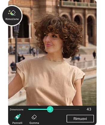 PhotoDirector - Rimuovi