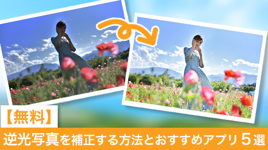 【無料】逆光写真を補正する方法とおすすめアプリ5選【2025年最新版】