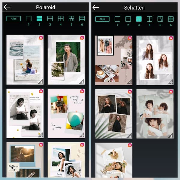 PhotoDirector - Polaroid-Bilder erstellen