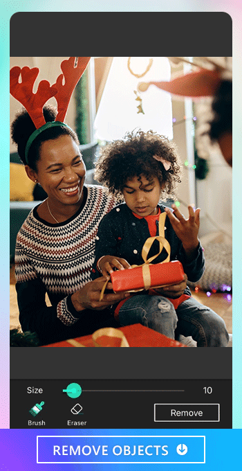 PhotoDirector - Remove Objects To Highlight People