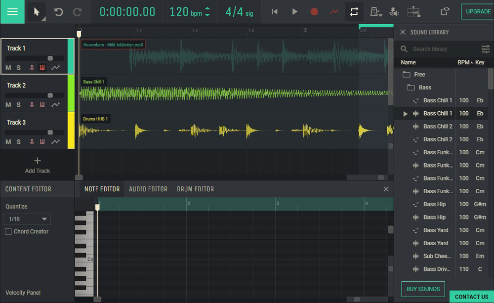 Amped Studio Interface