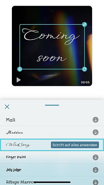 Promeo Schriftarten - Wind Song