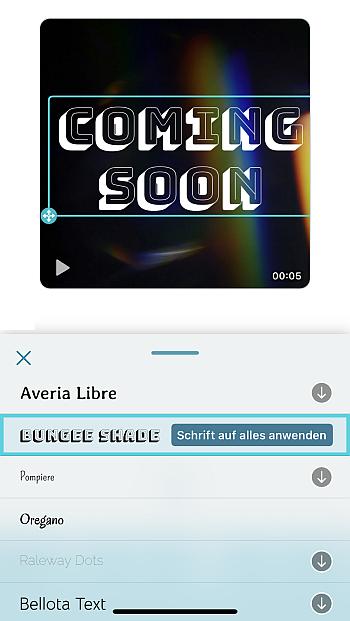 Promeo Schriftarten - Bungee Shade