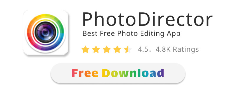 download PhotoDirector to restore old photos