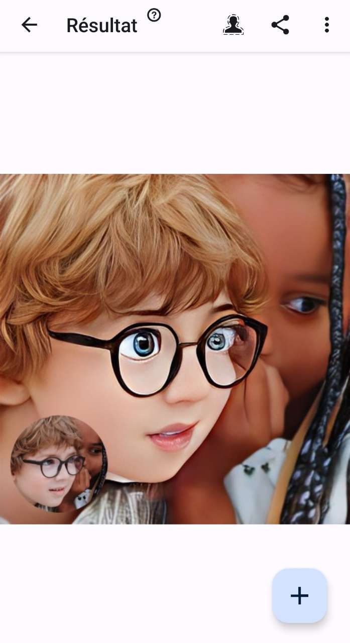 ToonMe Interface - Application photo cartoon