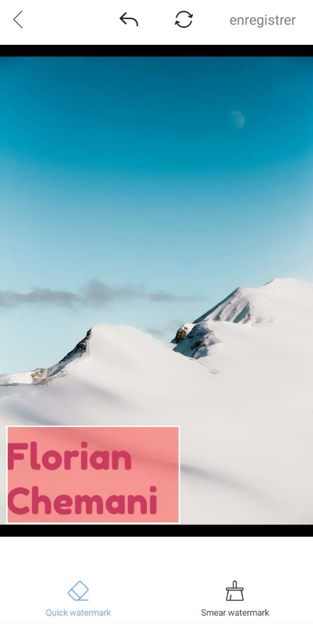 Suppression du filigrane Interface - Suppression de filigrane