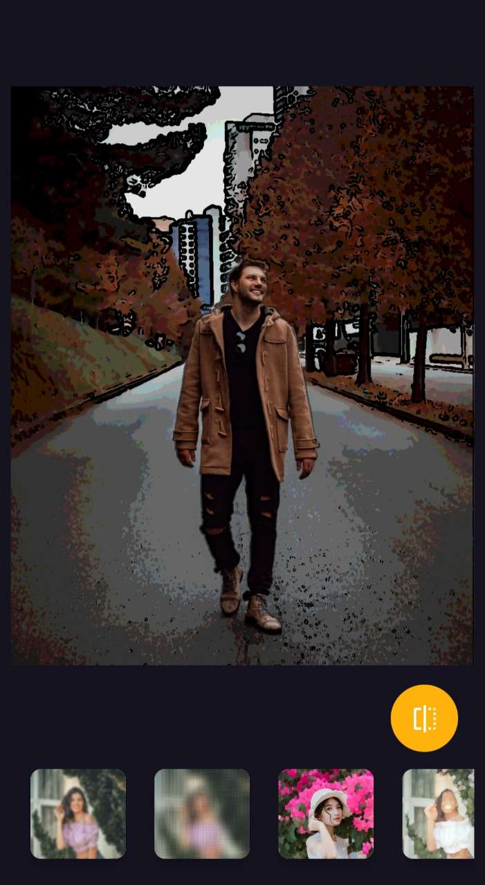 Interface Auto Blur Background