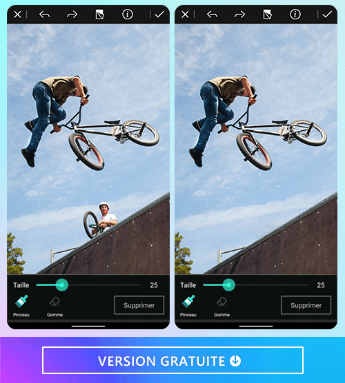Utilisez la meilleure application pour supprimer des objets et créer de magnifiques images