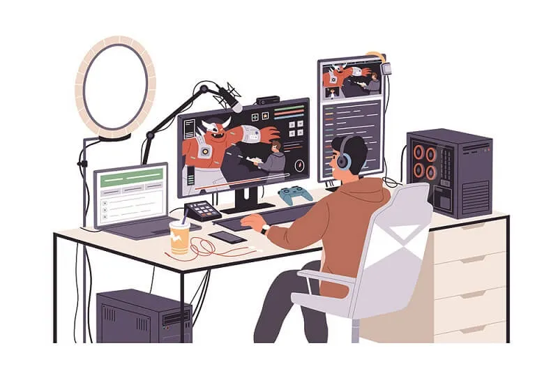 Gaming Youtube Set Up