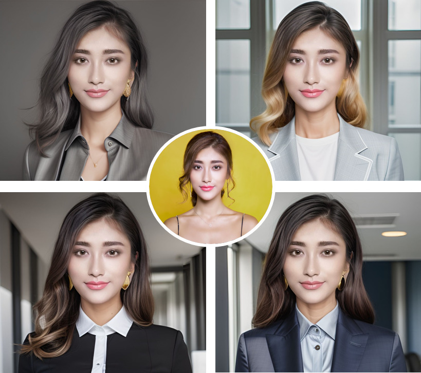 MyEdit - Fonctionnalité de création de portrait IA