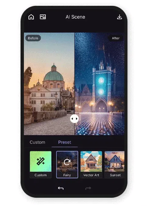 MyEdit App - Meilleure app pour générer de l'art IA