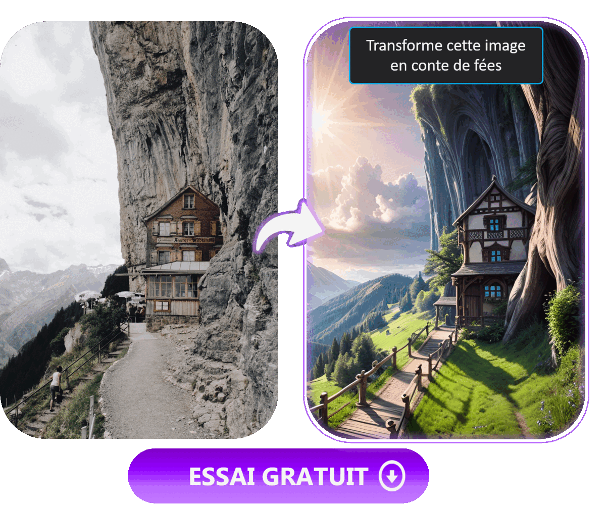 MyEdit App - Meilleure app pour générer de l'art IA