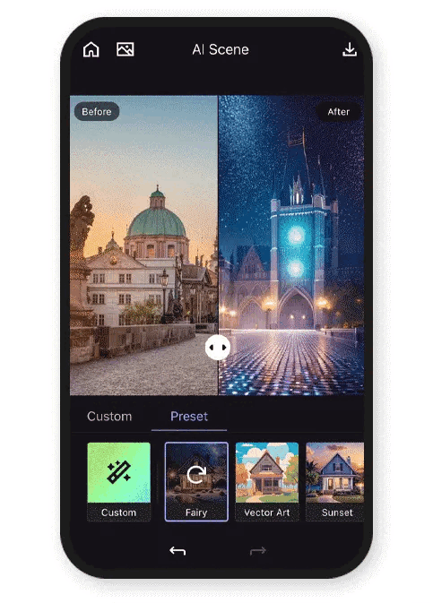 MyEdit App - Meilleure app pour générer de l'art IA