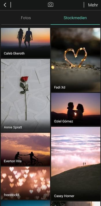 PhotoDirector App - Schöne Valentinstags-Bilder