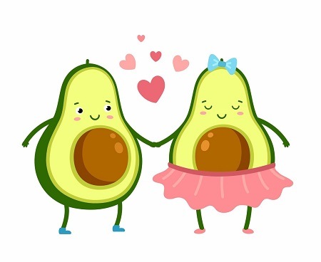Avocado Valentines