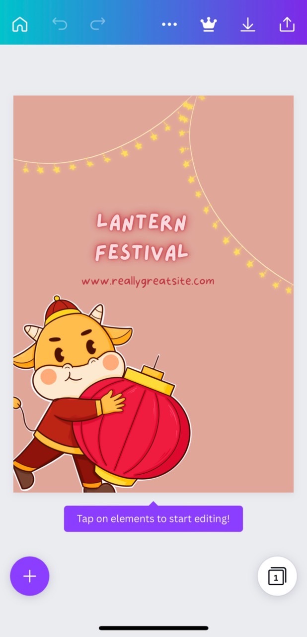 元宵節賀卡製作 App 推薦：Canva