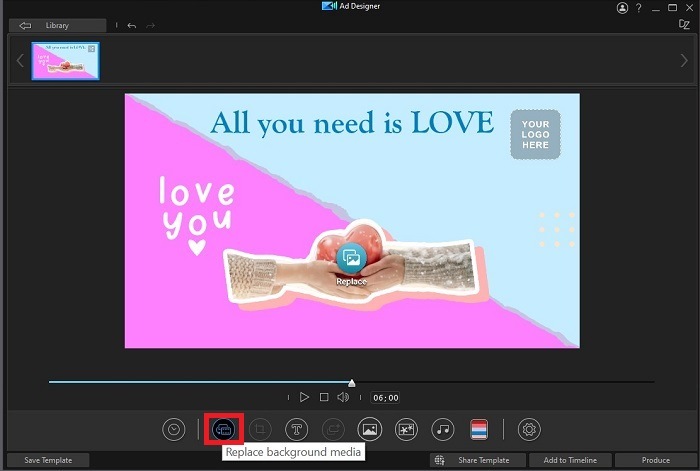 PowerDirector - Replace Background Media