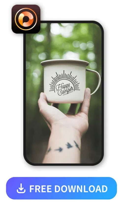 before and after of PhotoDirector's AI removal feature