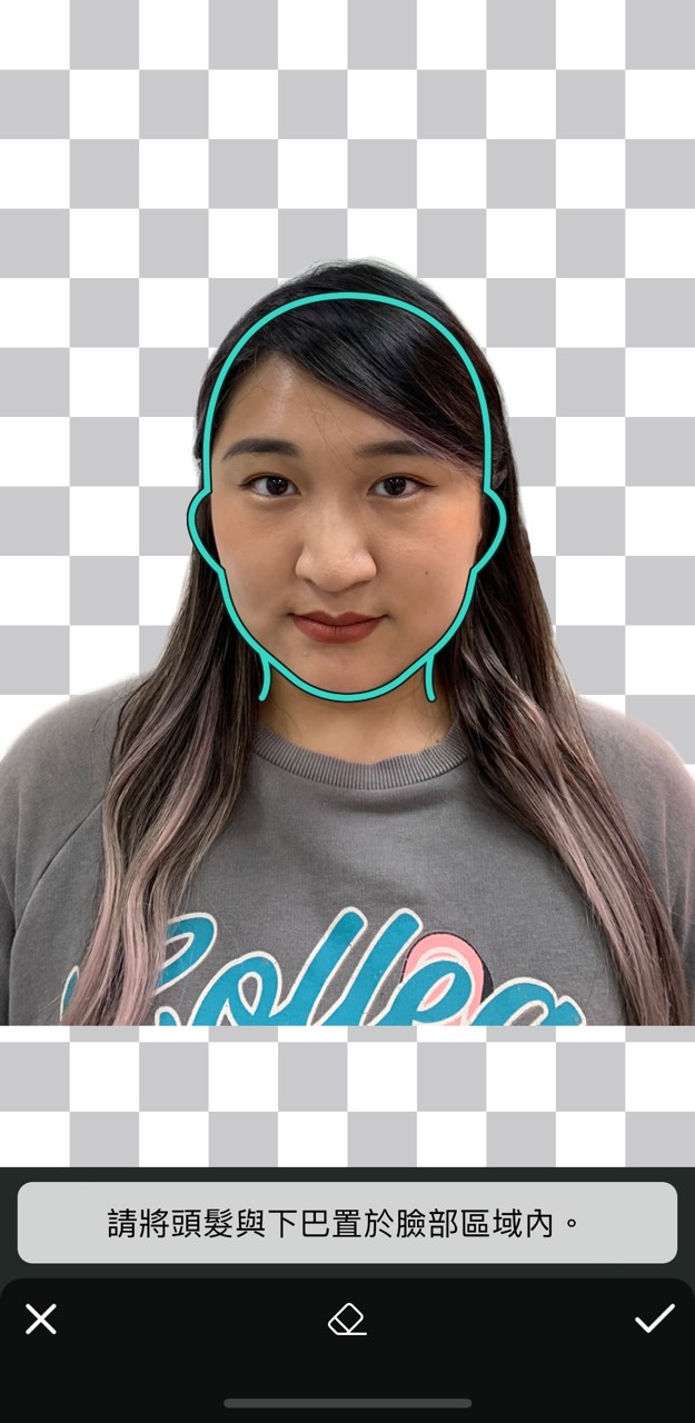 自己拍大頭照及護照照片