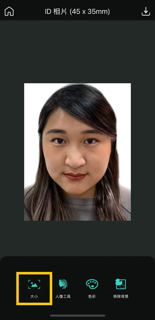 自己拍大頭照及護照照片