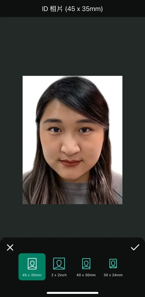 自己拍大頭照及護照照片