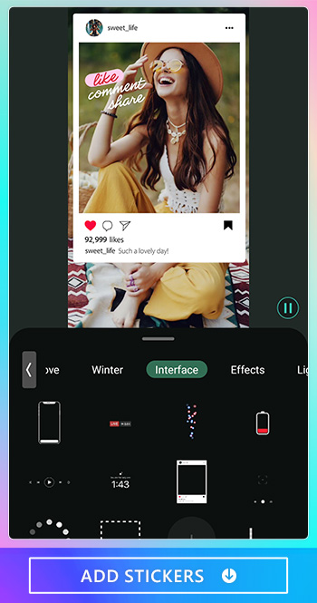 PhotoDirector — Get Creative with Decorative Stickers