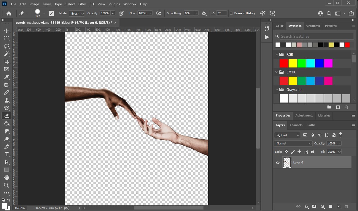 Adobe Photoshop Interface - Software per rimuovere lo sfondo delle immagini