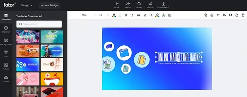 Fotor 인터페이스