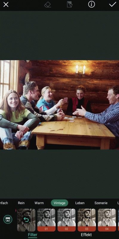 PhotoDirector App - Beste Bildbearbeitungs-App mit Schwarz-Weiß-Filtern