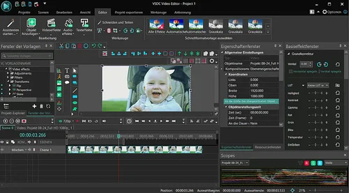 VSDC Free Video Editor Interface