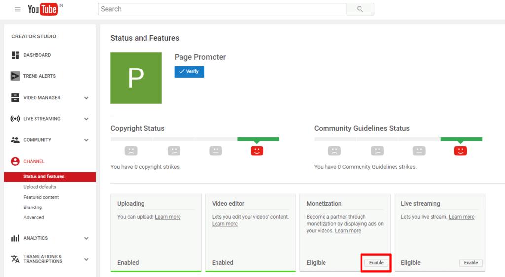 Google AdSense Anmeldung
