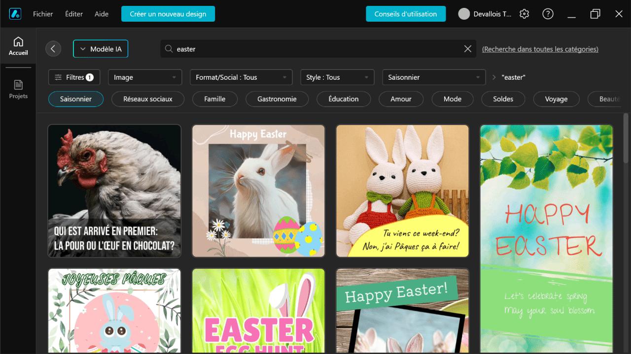 Carte de Paques | Promeo logiciel