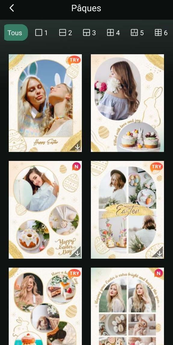 comment creer une carte de Pâques avec PhotoDirector