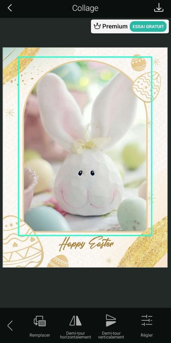 comment creer une carte de Pâques