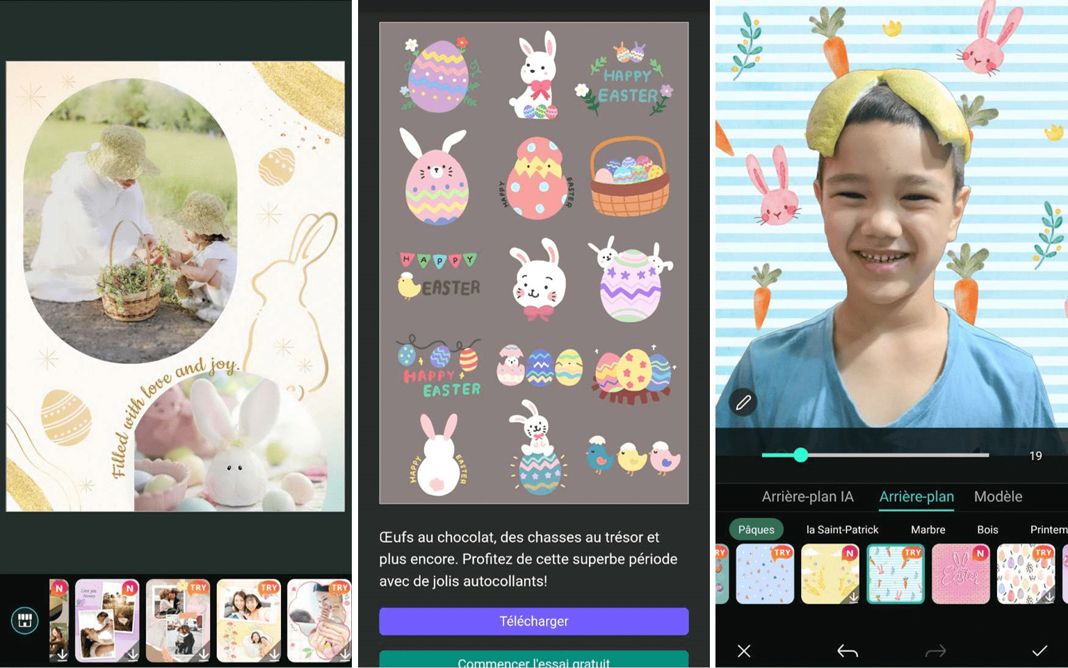 Carte de Paques | Appli PhotoDirector