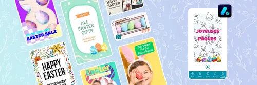 Célébrez Pâques avec des affiches personnalisables gratuitement