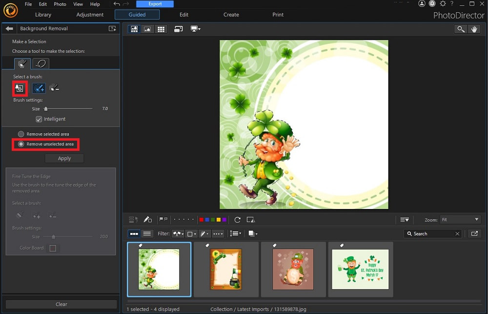 PHD - St. Patrick's Day Edit - BG Remove Unselected Area